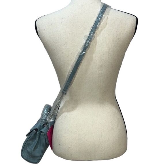 Betsey Johnson XO Poppy Textured Faux-Leather Crossbody Bag - Picture 10 of 11